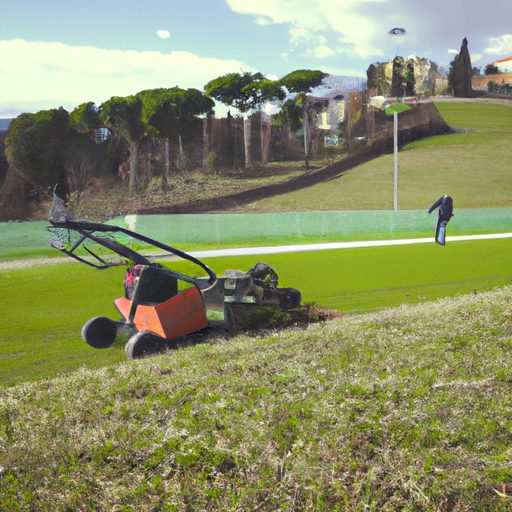 Manutenzione di aree verdi sportive a Perugia